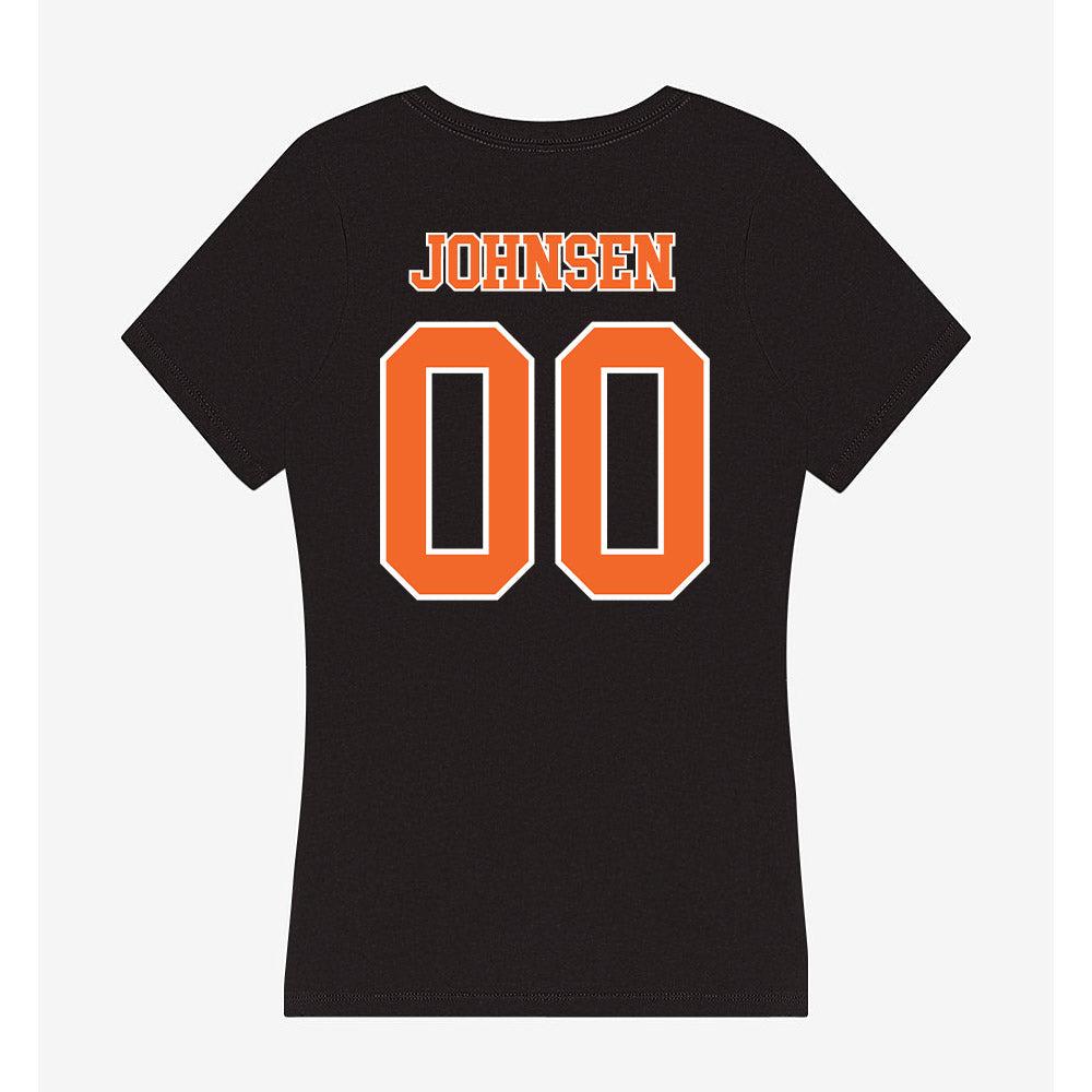 Clemson - NCAA Softball : Jordyn Johnsen - Women's V-Neck T-Shirt-1