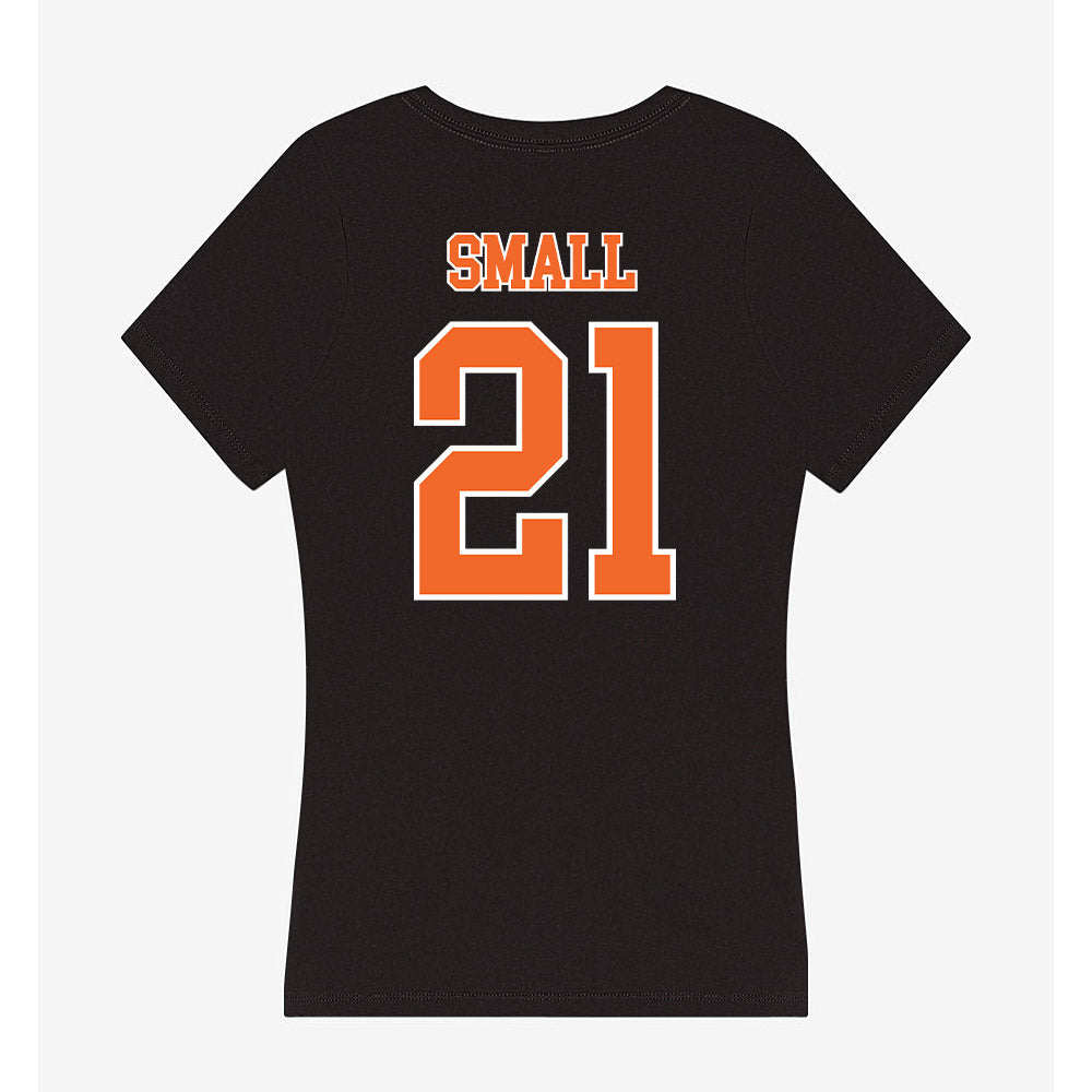 Clemson - NCAA Women's Soccer : Carla Small - Women's V-Neck T-Shirt-1