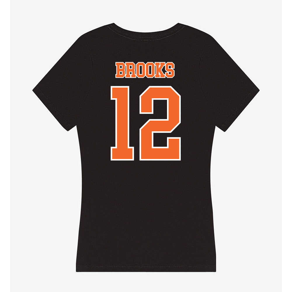 Clemson - NCAA Women's Soccer : Natalie Brooks - Women's V-Neck T-Shirt-1