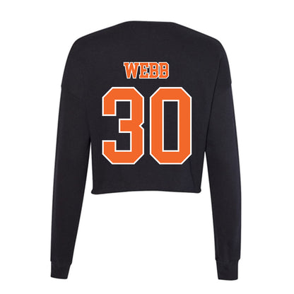 Clemson - NCAA Football : Kylen Webb - Women's Cropped Crew Fleece-1