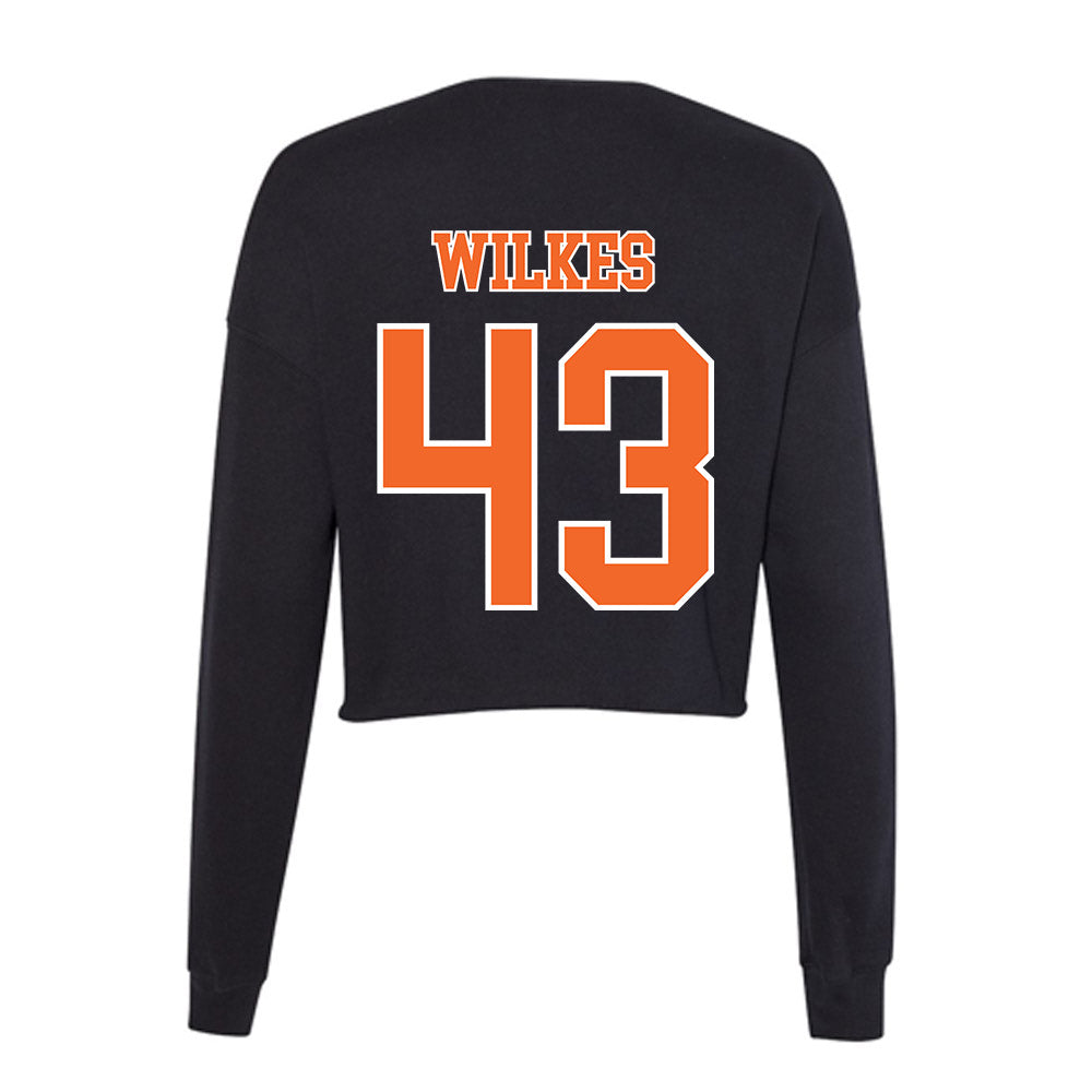 Clemson - NCAA Football : Billy Wilkes - Women's Cropped Crew Fleece-1