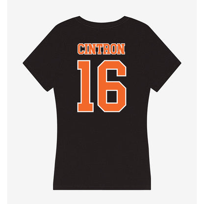 Clemson - NCAA Softball : Macey Cintron - Women's V-Neck T-Shirt-1