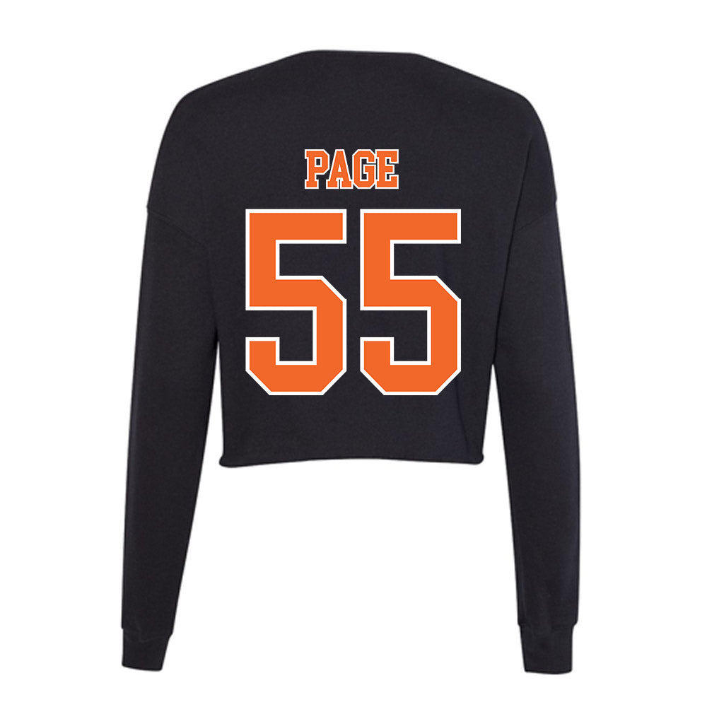 Clemson - NCAA Football : Payton Page - Women's Cropped Crew Fleece-1
