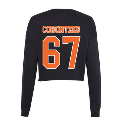 Clemson - NCAA Football : Seth Corontzes - Women's Cropped Crew Fleece-1