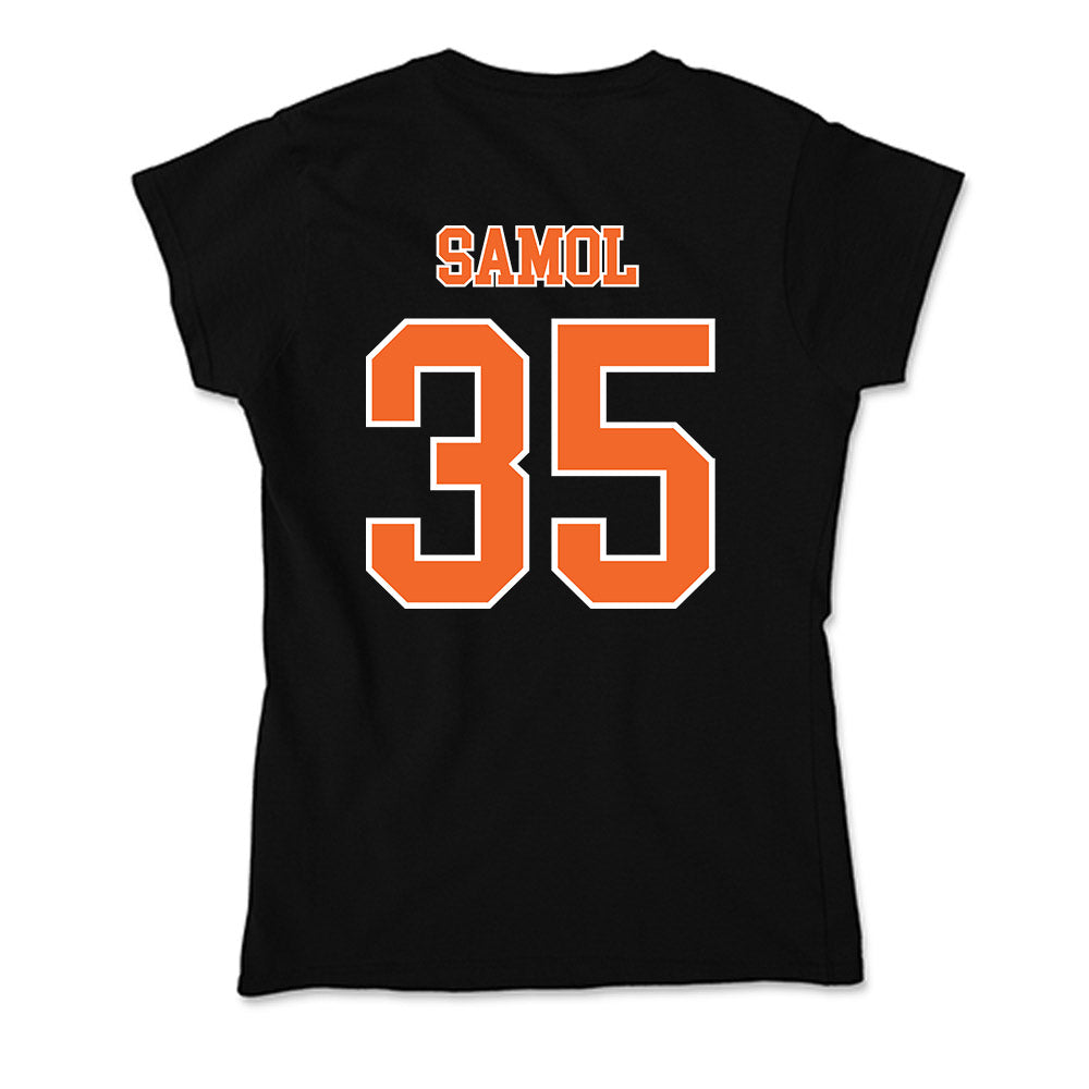 Clemson - NCAA Baseball : Noah Samol - Soft Style Women’s T-Shirt-1