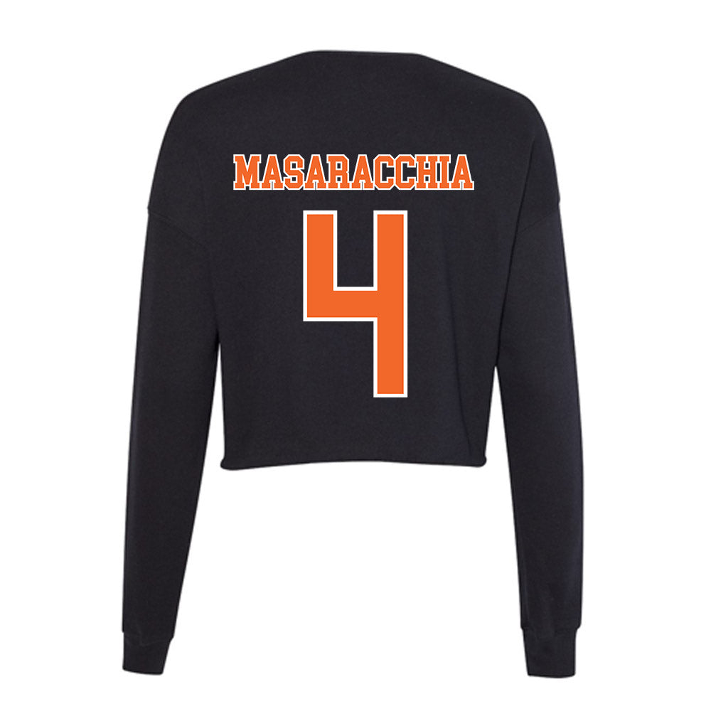 Clemson - NCAA Women's Lacrosse : Paris Masaracchia - Women's Cropped Crew Fleece-1