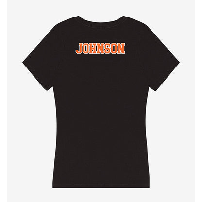 Clemson - NCAA Women's Track & Field : Jessica Johnson - Women's V-Neck T-Shirt-1