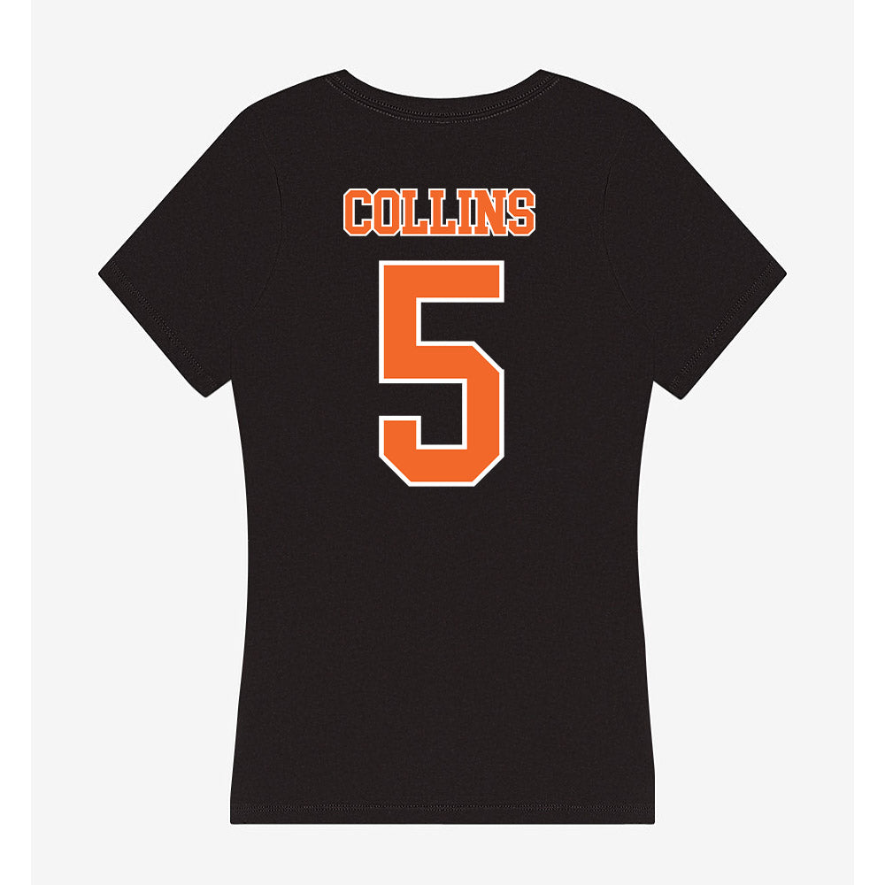 Clemson - NCAA Softball : Marian Collins - Women's V-Neck T-Shirt-1