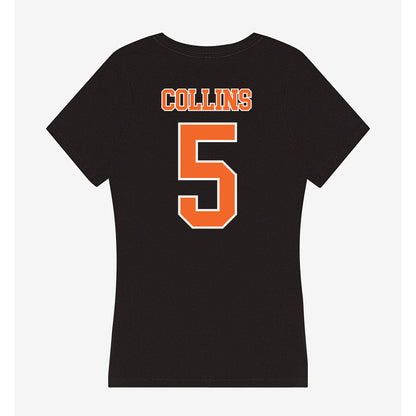 Clemson - NCAA Softball : Marian Collins - Women's V-Neck T-Shirt-1