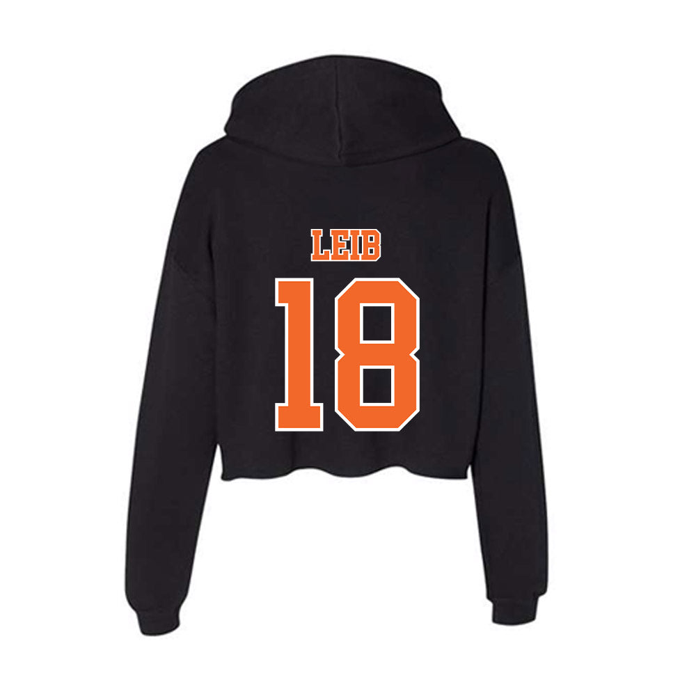 Clemson - NCAA Men's Soccer : Matthias Leib - Women's Crop Fleece Hoodie-1