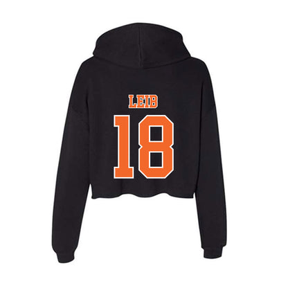 Clemson - NCAA Men's Soccer : Matthias Leib - Women's Crop Fleece Hoodie-1