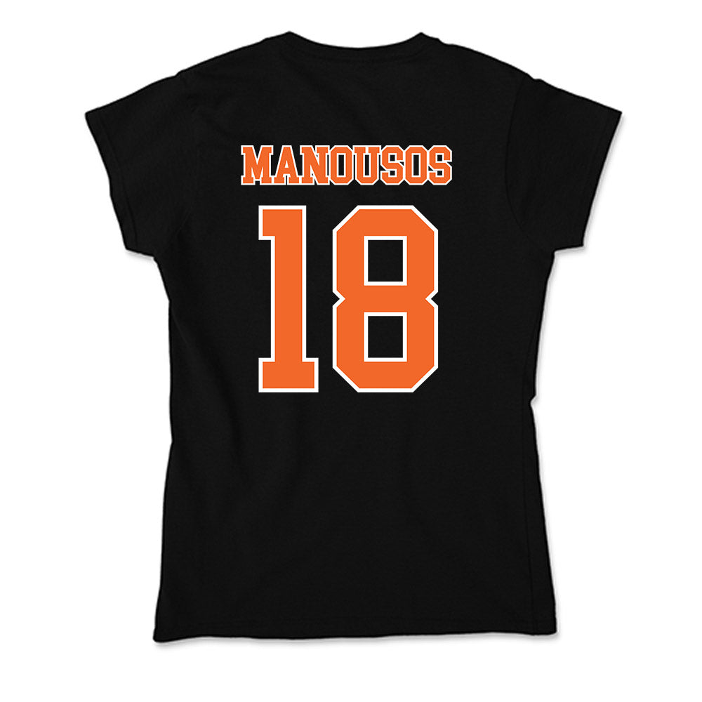 Clemson - NCAA Women's Soccer : Maria Manousos - Soft Style Women’s T-Shirt-1