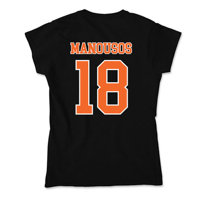 Clemson - NCAA Women's Soccer : Maria Manousos - Soft Style Women’s T-Shirt-1