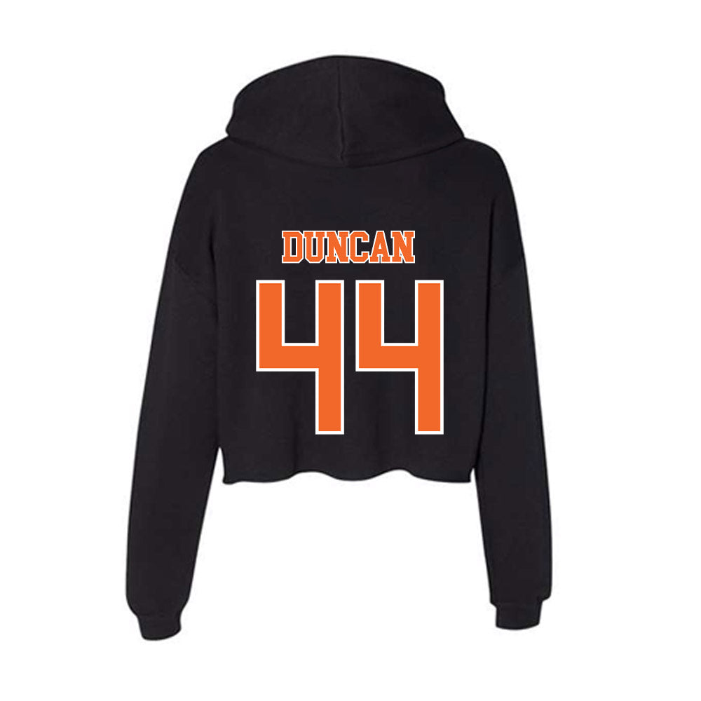 Clemson - NCAA Softball : Olivia Duncan - Women's Crop Fleece Hoodie-1