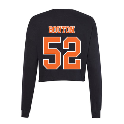 Clemson - NCAA Football : William Bouton - Women's Cropped Crew Fleece-1