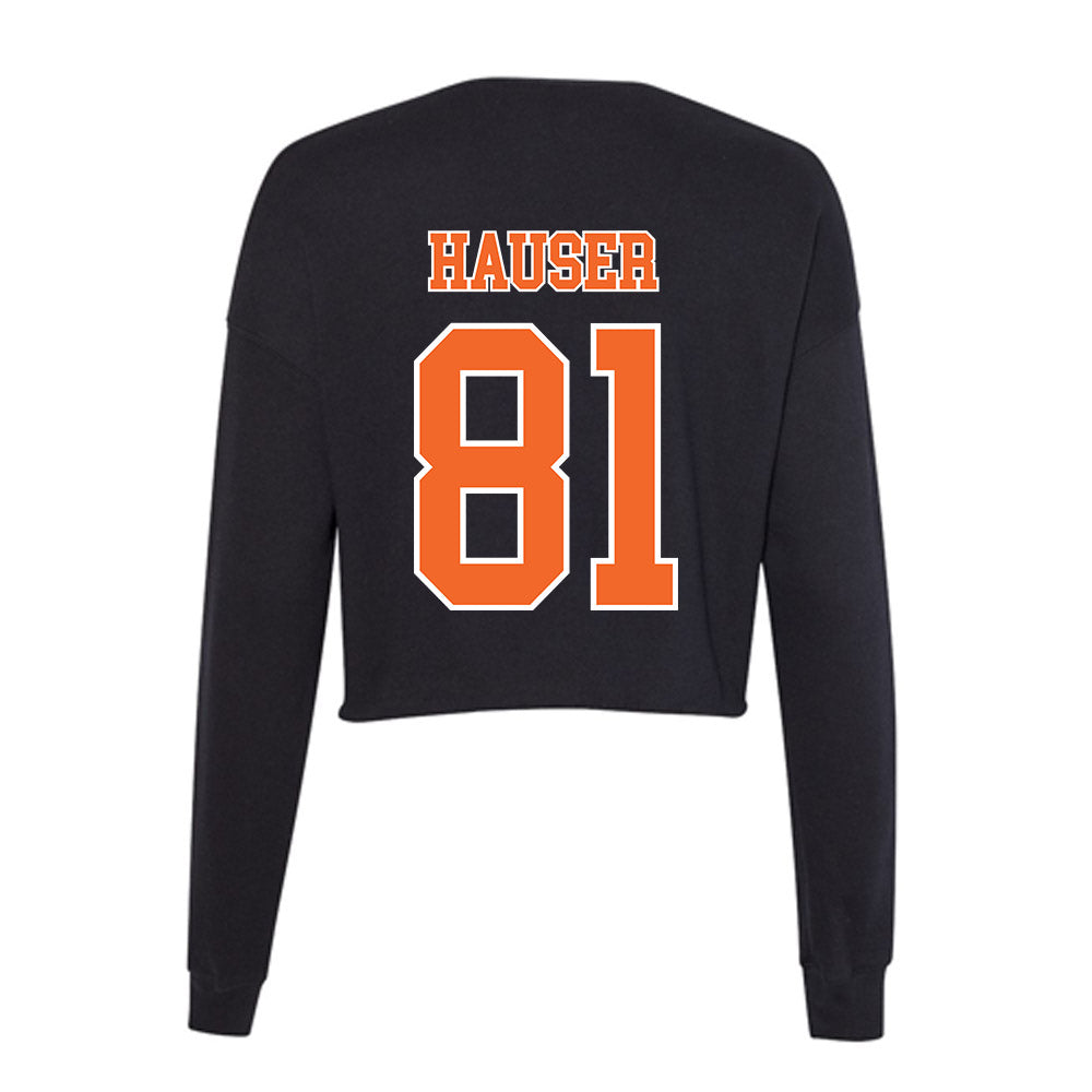 Clemson - NCAA Football : Nolan Hauser - Women's Cropped Crew Fleece-1
