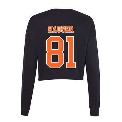 Clemson - NCAA Football : Nolan Hauser - Women's Cropped Crew Fleece-1