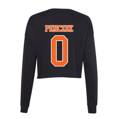 Clemson - NCAA Women's Lacrosse : Emma Penczek - Women's Cropped Crew Fleece-1