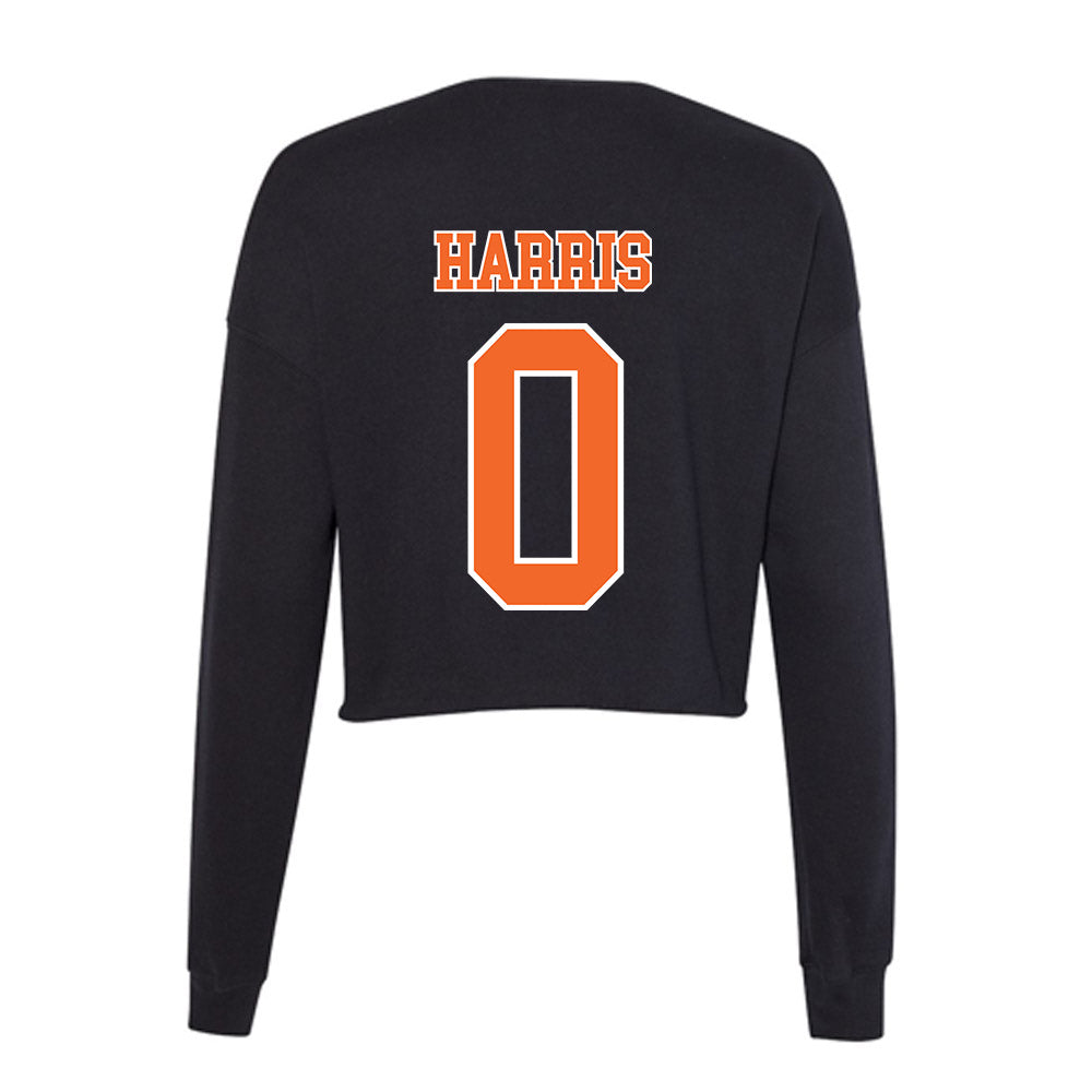 Clemson - NCAA Women's Basketball : Holland Harris - Women's Cropped Crew Fleece-1