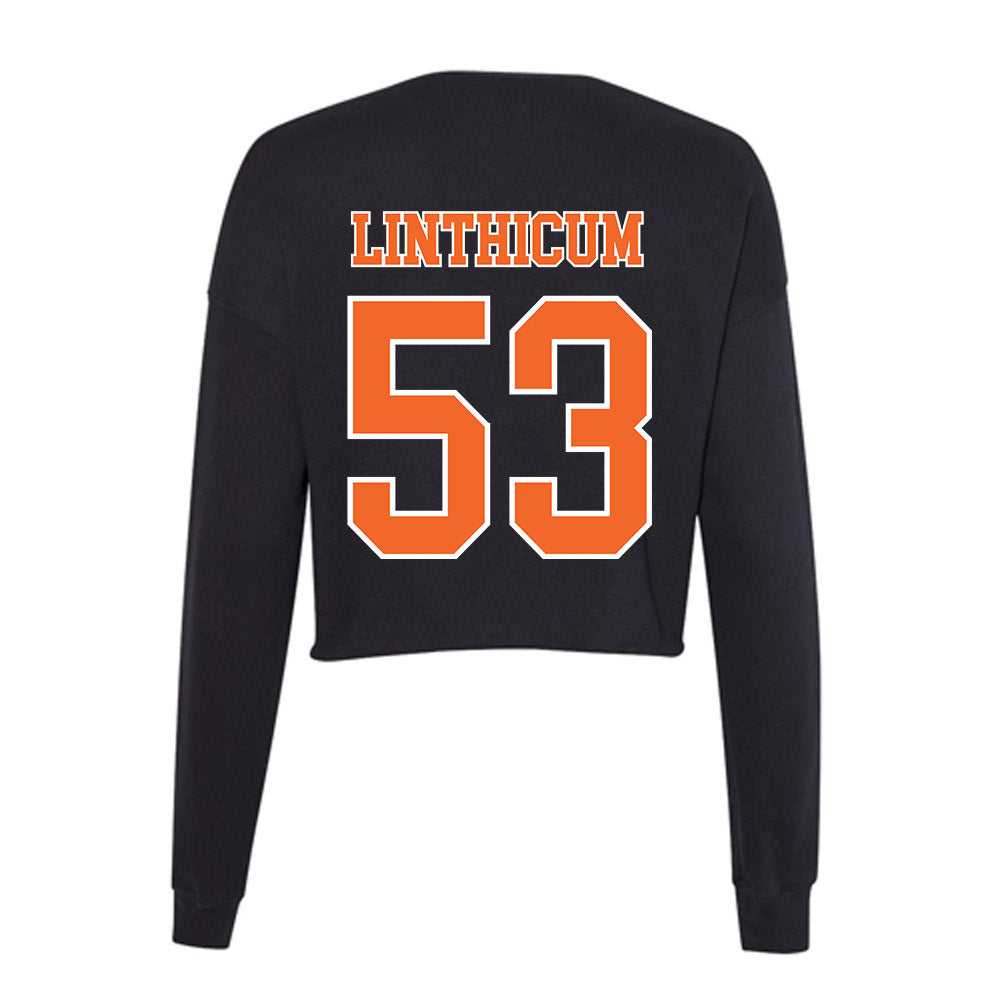 Clemson - NCAA Football : Ryan Linthicum - Women's Cropped Crew Fleece-1