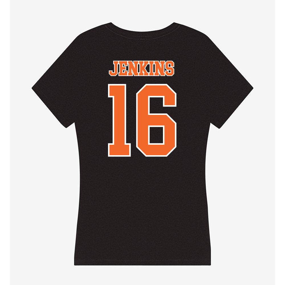Clemson - NCAA Women's Soccer : Jolie Jenkins - Women's V-Neck T-Shirt-1