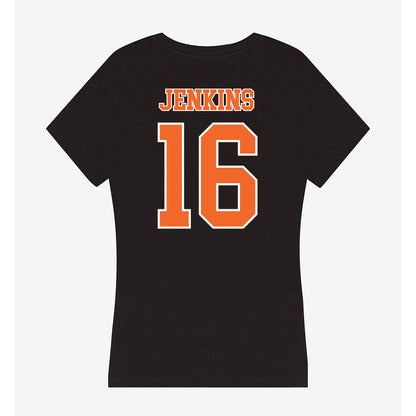 Clemson - NCAA Women's Soccer : Jolie Jenkins - Women's V-Neck T-Shirt-1