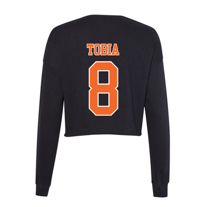 Clemson - NCAA Women's Soccer : Jenna Tobia - Women's Cropped Crew Fleece-1