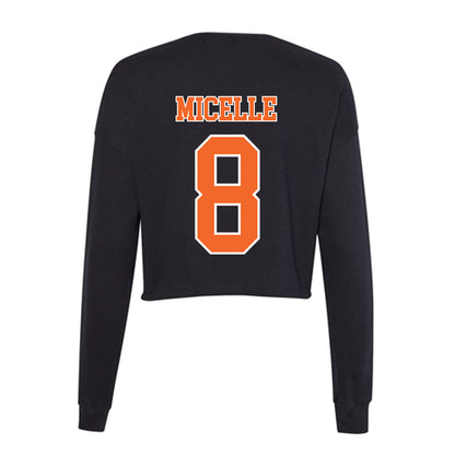Clemson - NCAA Women's Volleyball : Becca Micelle Micelle - Women's Cropped Crew Fleece-1