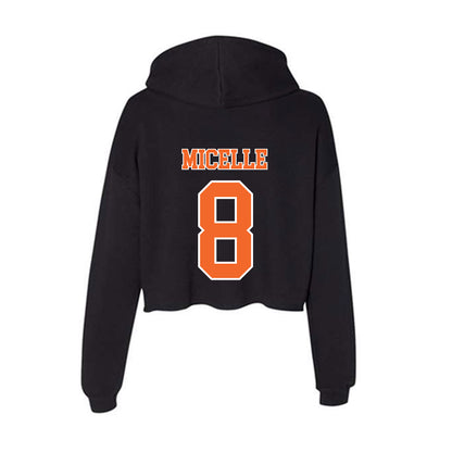 Clemson - NCAA Women's Volleyball : Becca Micelle Micelle - Women's Crop Fleece Hoodie-1