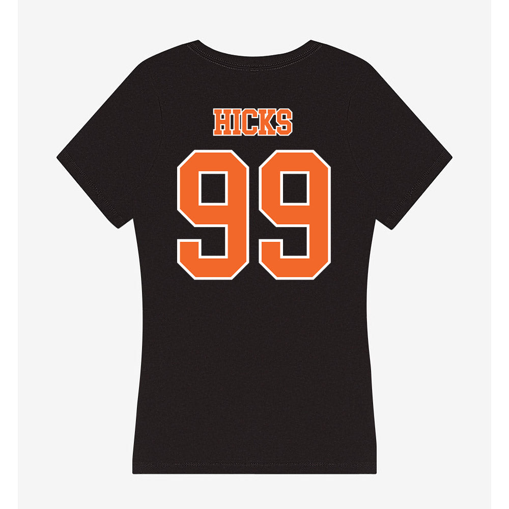 Clemson - NCAA Softball : Corri Hicks - Women's V-Neck T-Shirt-1