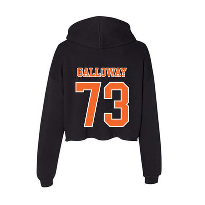 Clemson - NCAA Football : Hayes Galloway - Women's Crop Fleece Hoodie-1