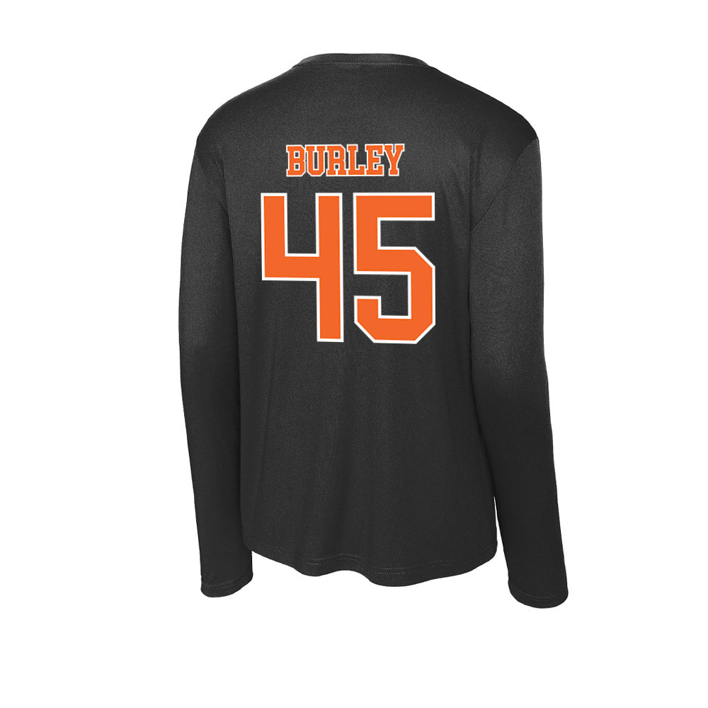 Clemson - NCAA Football : Vic Burley - Activewear Long Sleeve T-Shirt-1