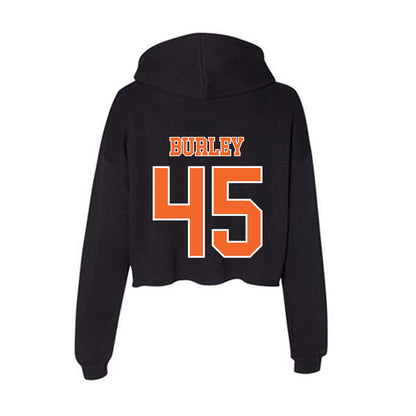 Clemson - NCAA Football : Vic Burley - Women's Crop Fleece Hoodie-1