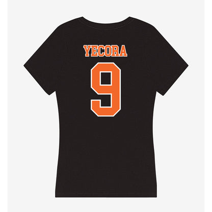 Clemson - NCAA Women's Tennis : Candela Yecora - Women's V-Neck T-Shirt-1