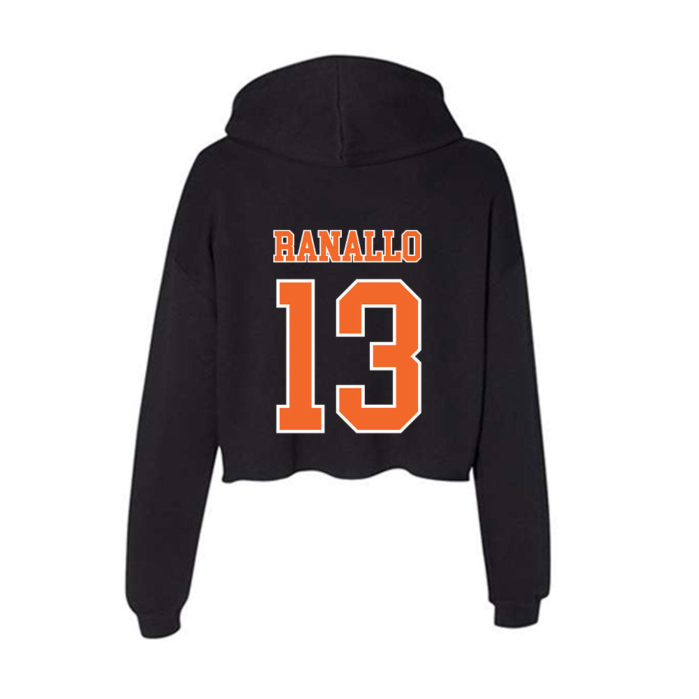 Clemson - NCAA Women's Basketball : Bella Ranallo - Women's Crop Fleece Hoodie-1