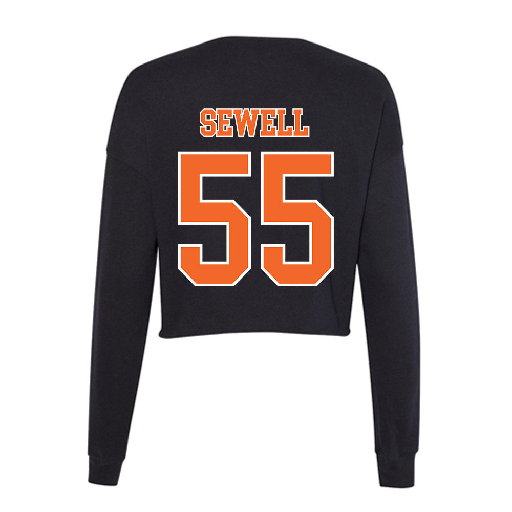 Clemson - NCAA Football : Harris Sewell - Women's Cropped Crew Fleece-1