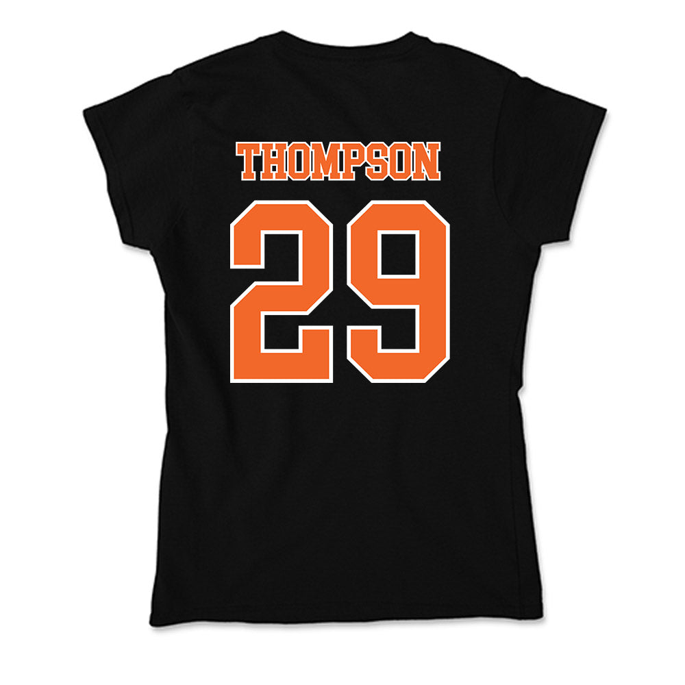 Clemson - NCAA Women's Soccer : Jordan Thompson - Soft Style Women’s T-Shirt-1