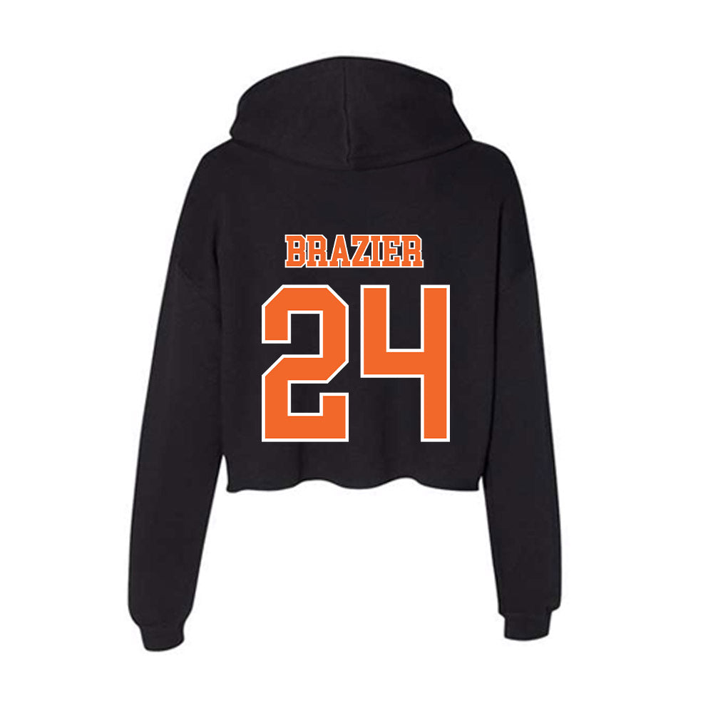 Clemson - NCAA Women's Lacrosse : Shannon Brazier - Women's Crop Fleece Hoodie-1
