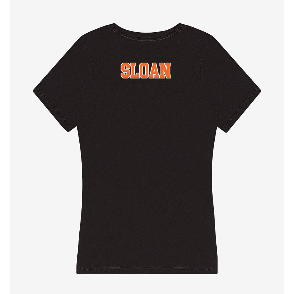 Clemson - NCAA Women's Cross Country : Caelin Sloan - Women's V-Neck T-Shirt-1