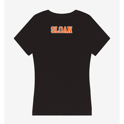 Clemson - NCAA Women's Cross Country : Caelin Sloan - Women's V-Neck T-Shirt-1