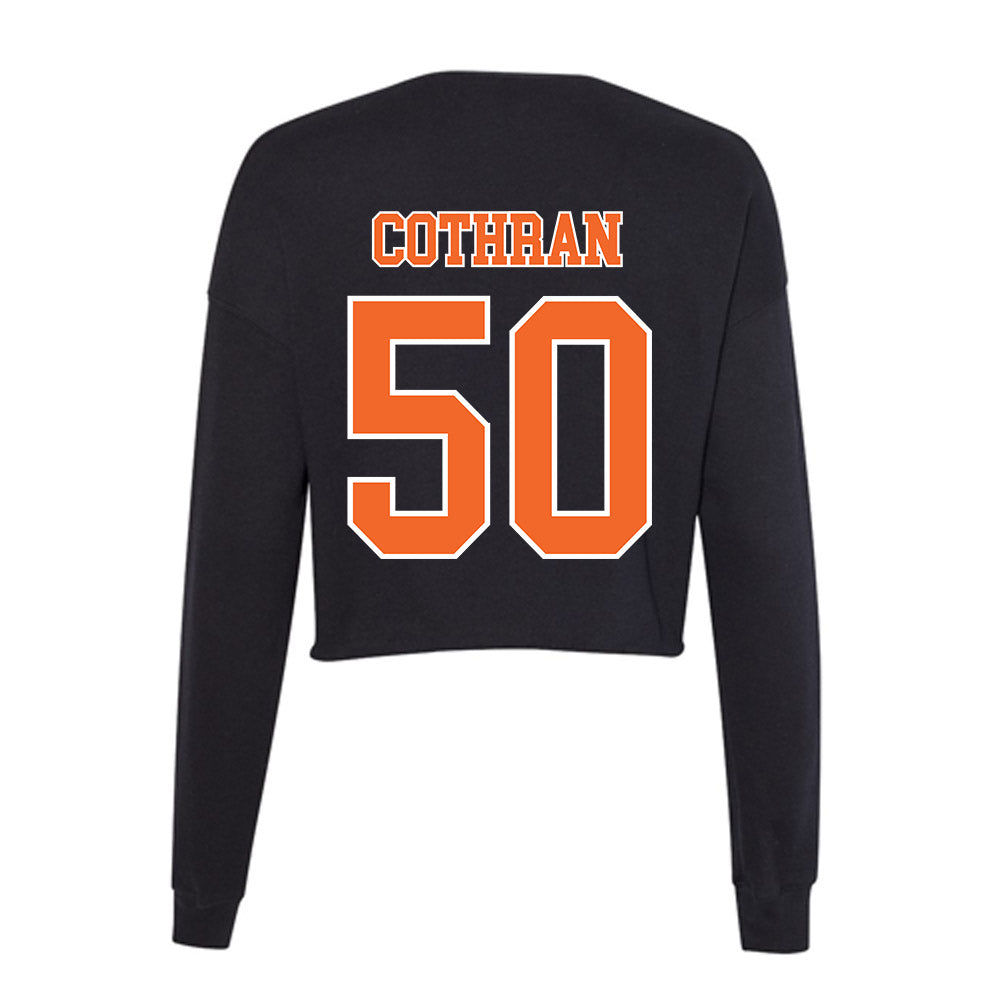 Clemson - NCAA Football : Fletcher Cothran - Women's Cropped Crew Fleece-1