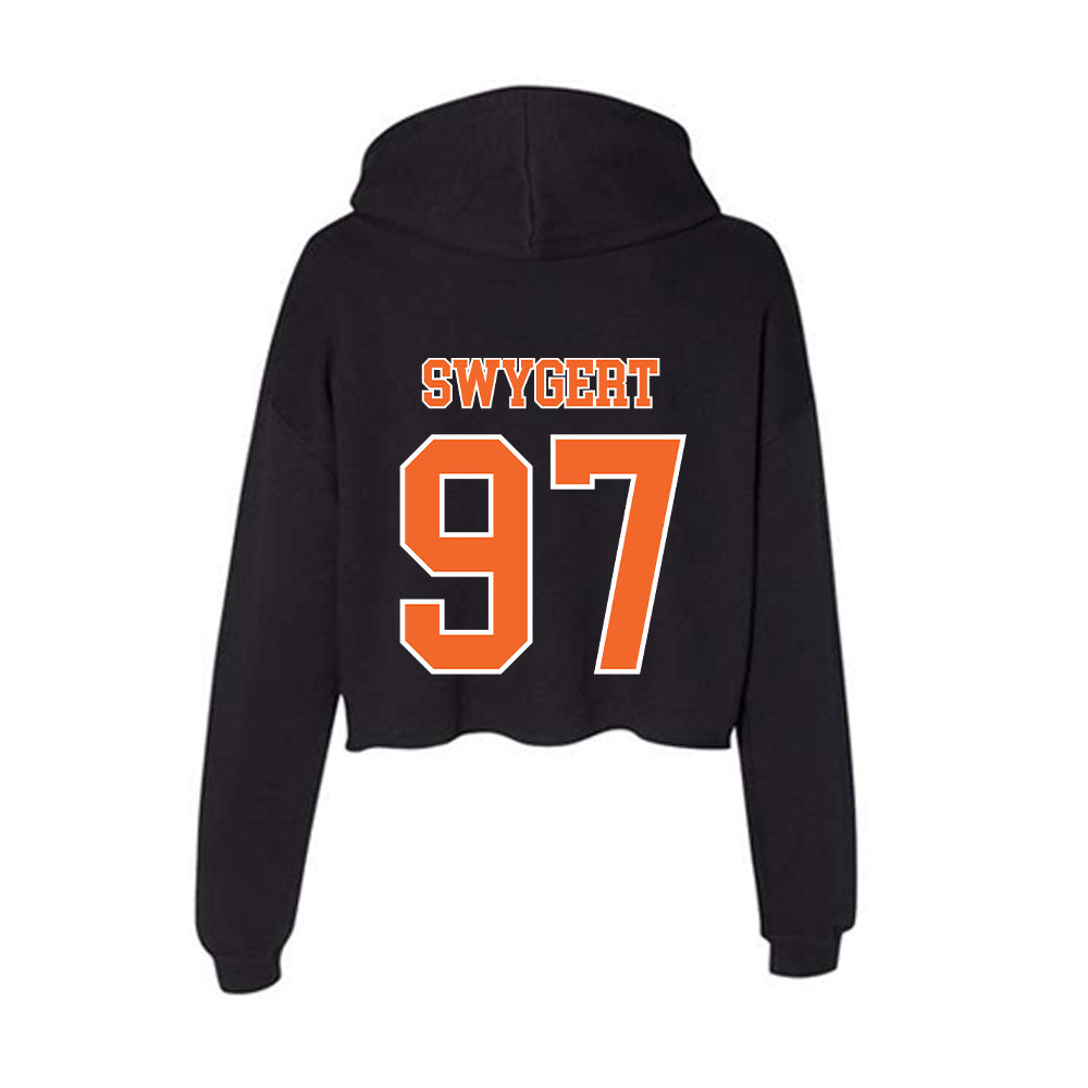 Clemson - NCAA Football : Patrick Swygert - Women's Crop Fleece Hoodie-1