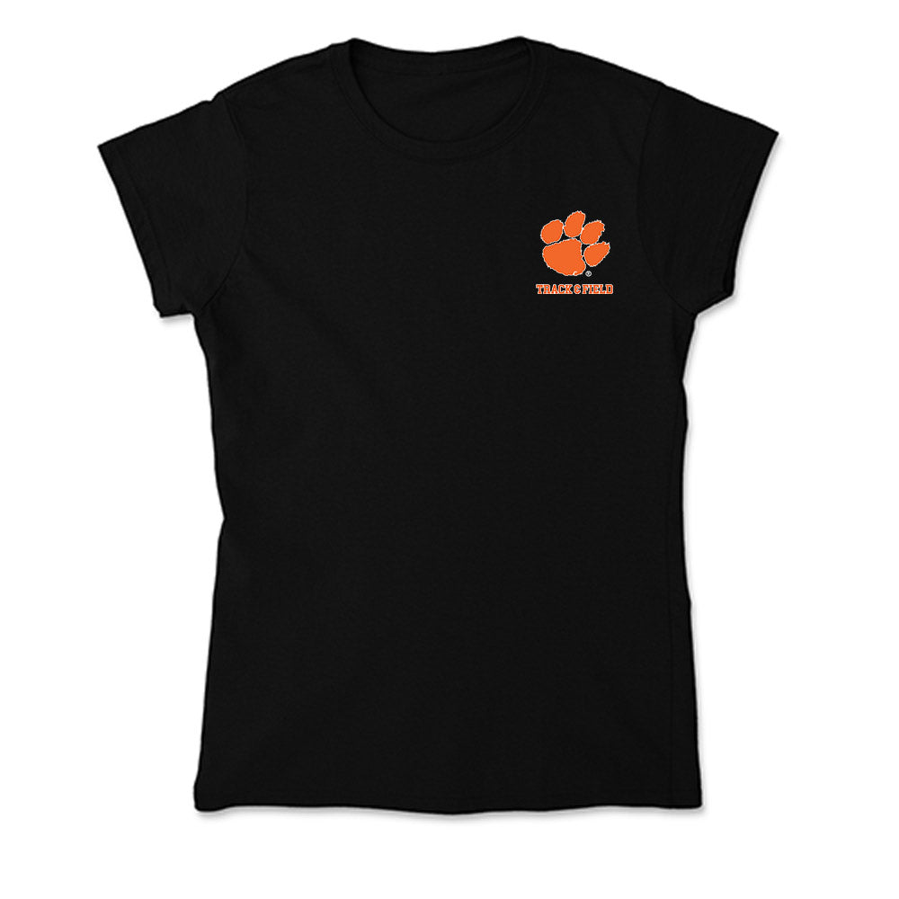 Clemson - NCAA Men's Track & Field : Matthew Raucci - Soft Style Women’s T-Shirt-0