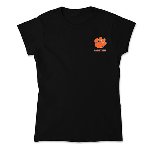 Clemson - NCAA Men's Basketball : Trent Steinour - Soft Style Women’s T-Shirt-0