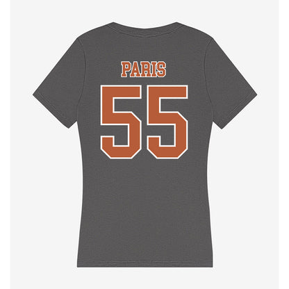 Texas - NCAA Baseball : Jack Paris - Women's V-Neck T-Shirt-1
