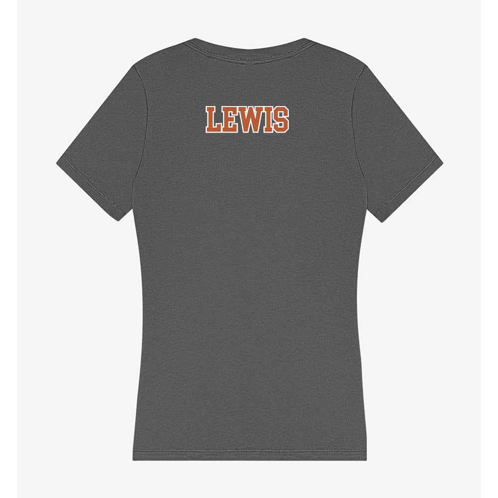 Texas - NCAA Men's Track & Field : Brock Lewis - Women's V-Neck T-Shirt-1