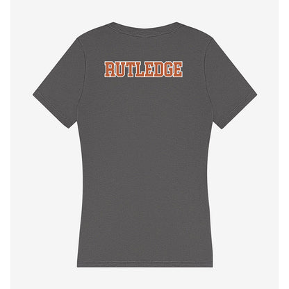 Texas - NCAA Men's Track & Field : John Rutledge - Women's V-Neck T-Shirt-1