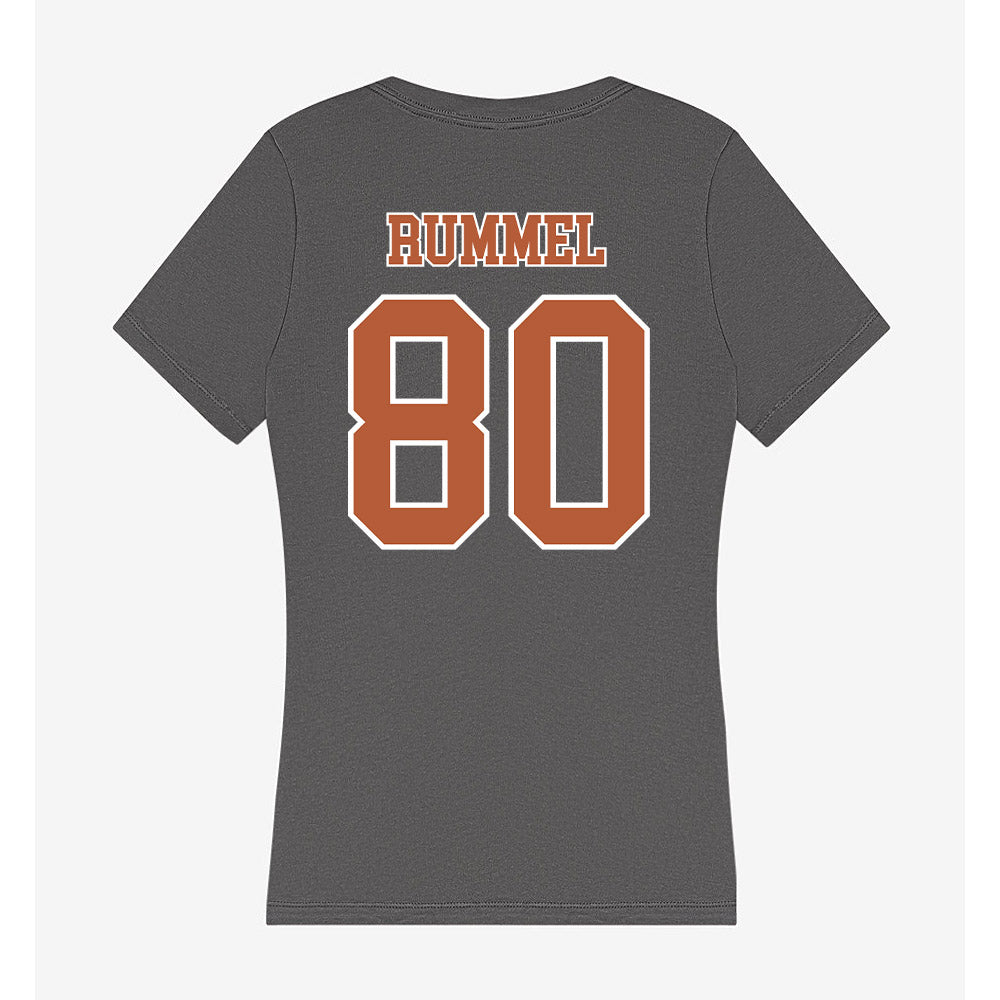 Texas - NCAA Baseball : Cooper Rummel - Women's V-Neck T-Shirt-1