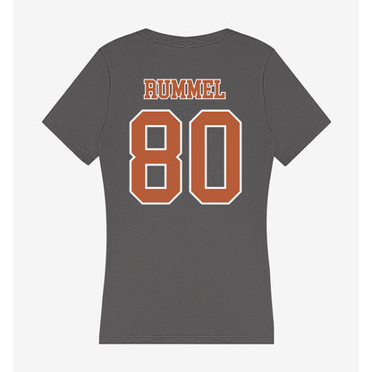 Texas - NCAA Baseball : Cooper Rummel - Women's V-Neck T-Shirt-1