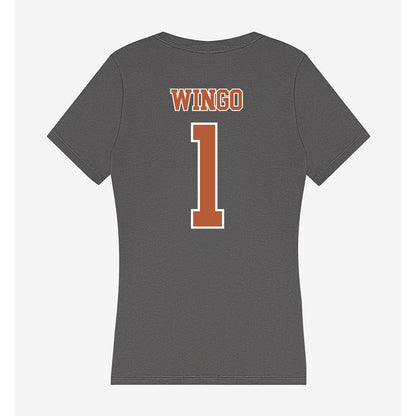 Texas - NCAA Football : Ryan Wingo - Women's V-Neck T-Shirt-1